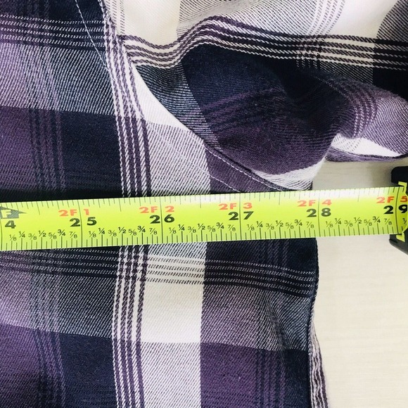 EDDIE BAUER Shirt Mens XL Button Down Relaxed Fit Plaid Long Sleeve 100% Cotton - Picture 8 of 9